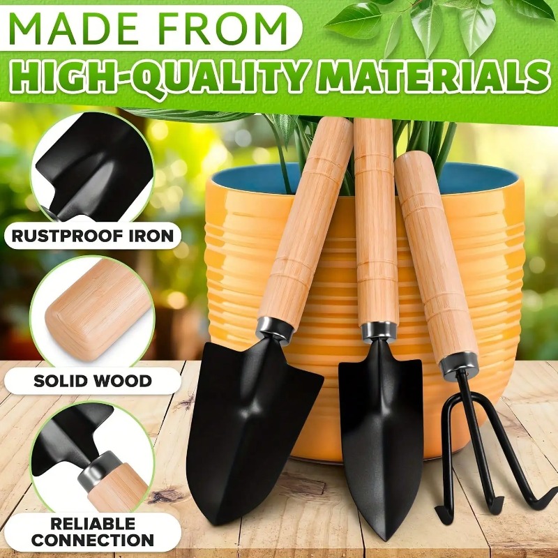 Gardening Tools Bundle - 3PC/1Set Mini Tuingereedschap Set Draagbare Kleine