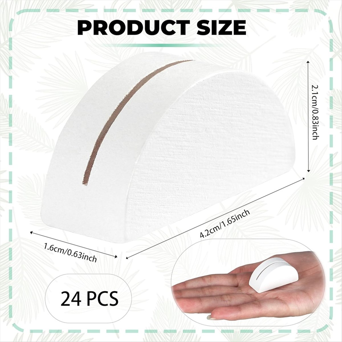 Gardening Tools With Names - Betrouwbaar - 24 stuks witte tafelnummerstandaards,