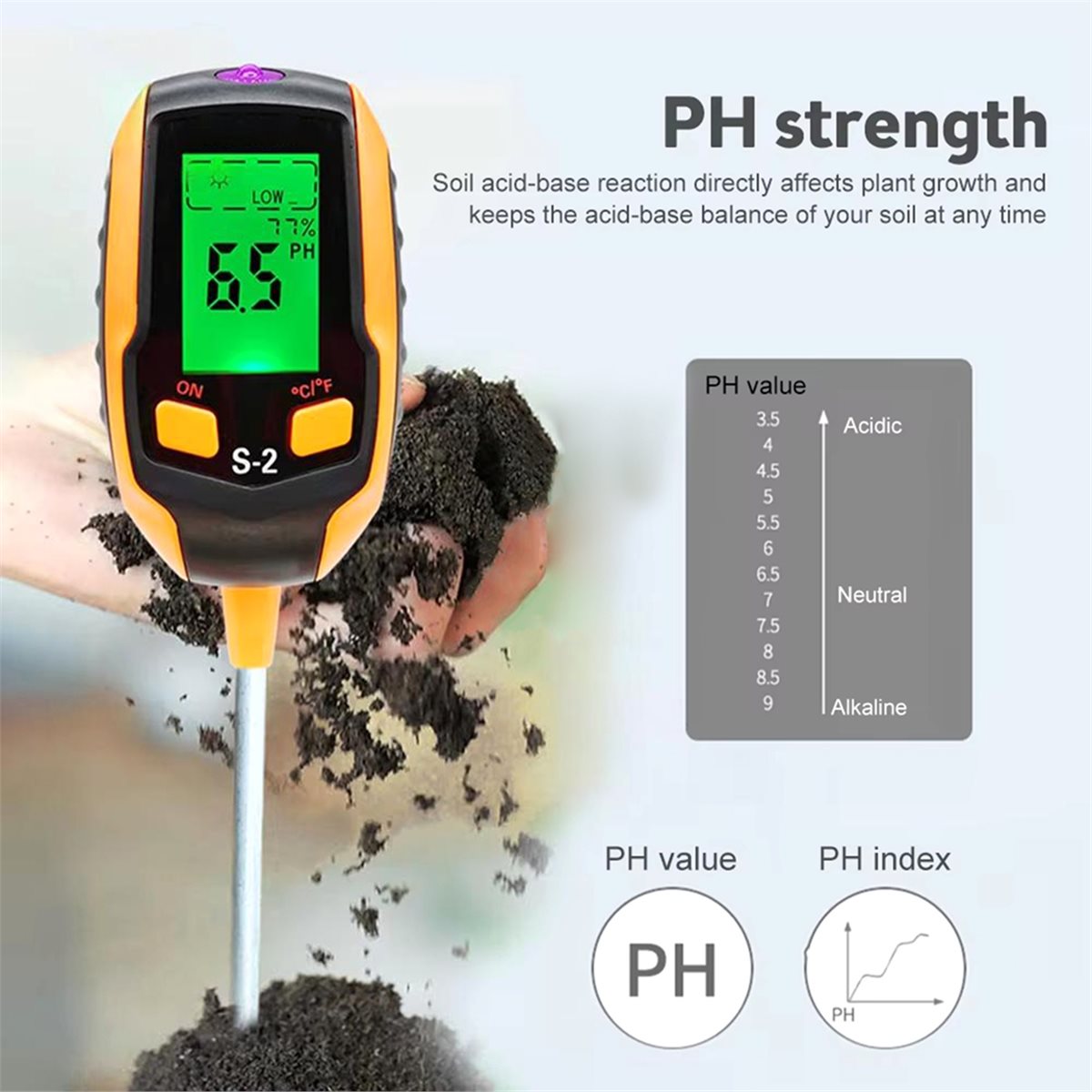 (PQWN) Bodemvochtsensor Meter  - Gardening Tools B&Q recensie en prijs