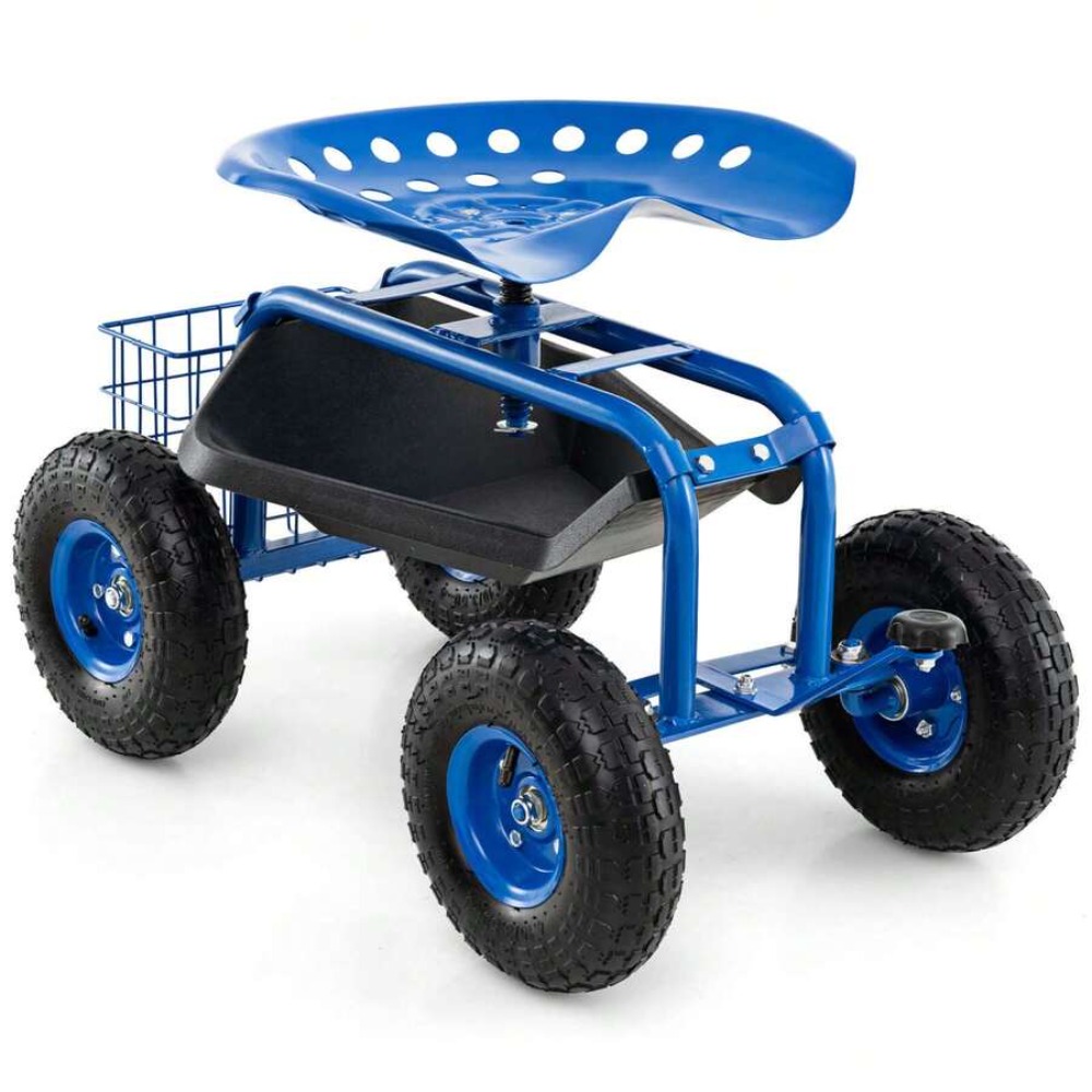 Tuinwagen met rollende werksto - Gardening Tools For Seniors recensie en prijs