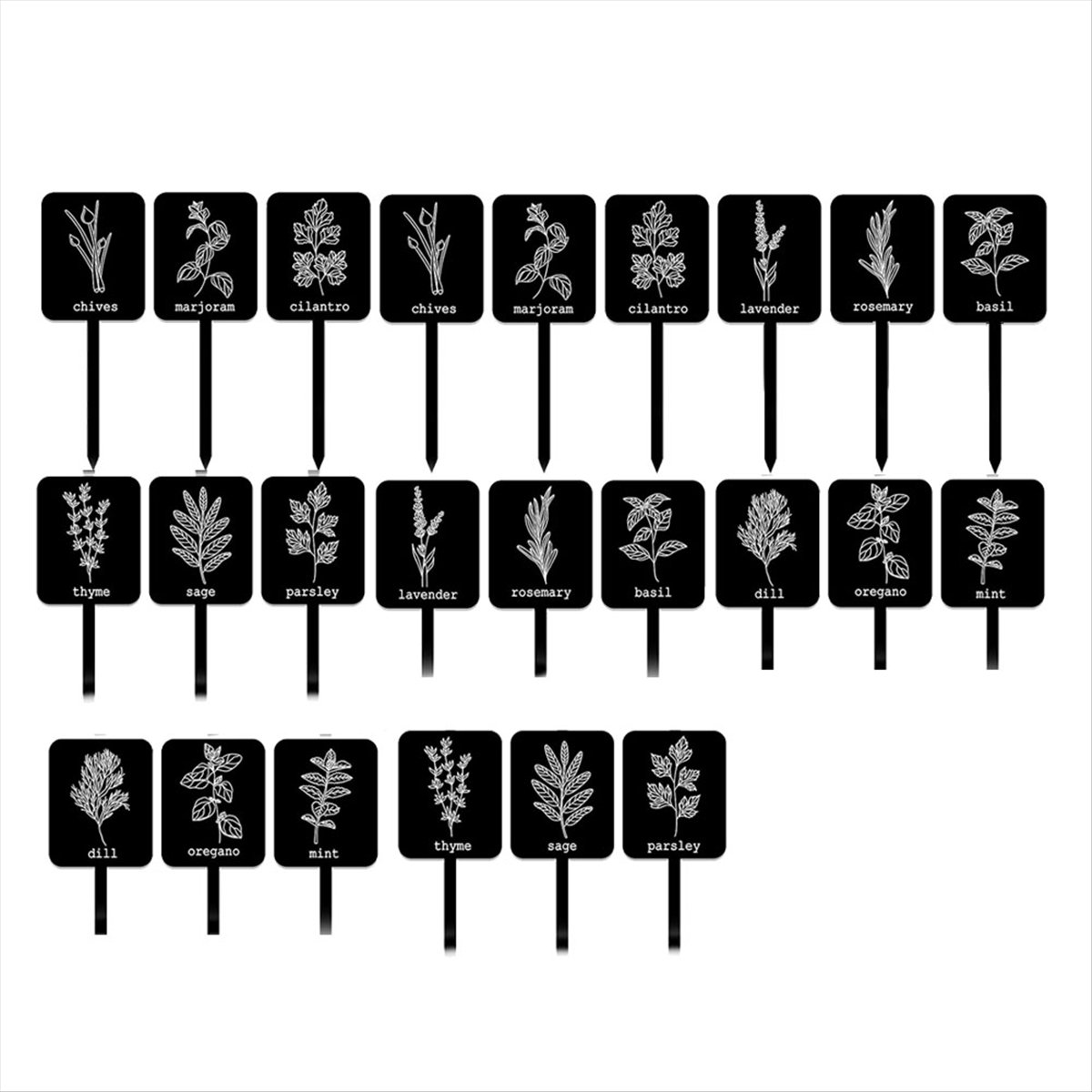 AA14 24 stuks acryl plantenlab - Gardening Tools With Names recensie en prijs